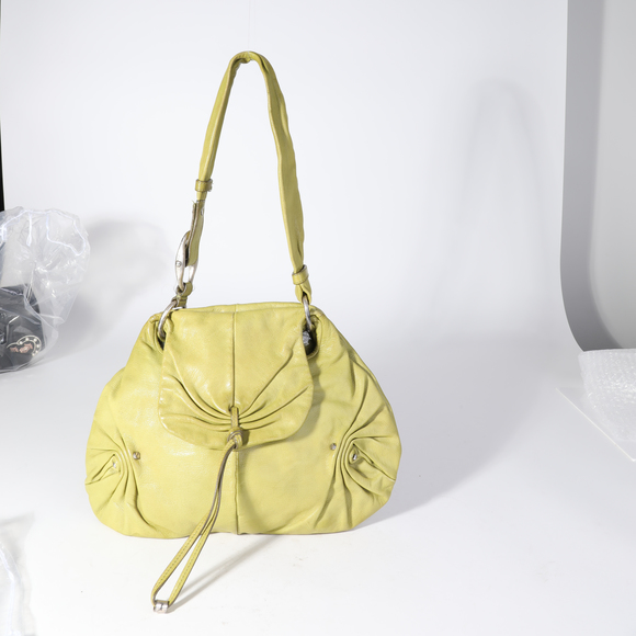 YSL Yves Vintage Green Leather Shoulder Bag - Picture 7 of 7